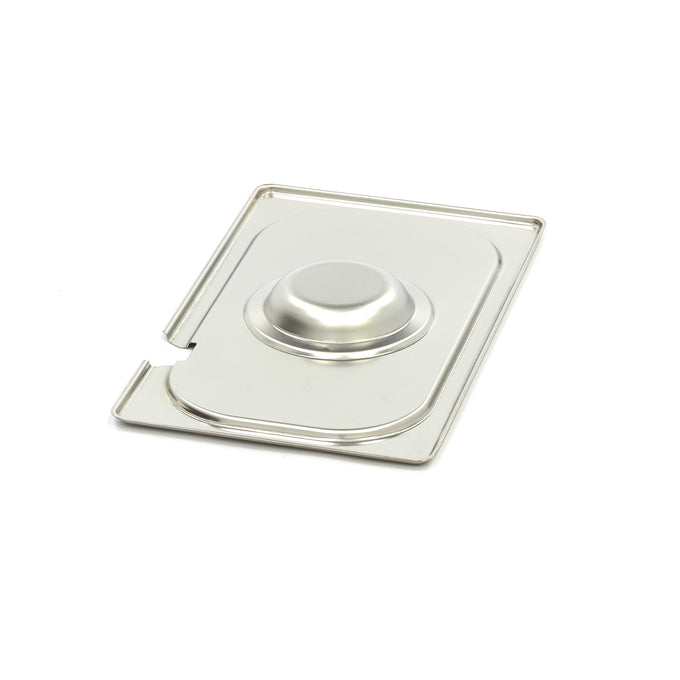 Couvercle Gastronorm - 1/4 GN - Acier inoxydable - avec encastrement Maxima - vue 2 - Couvercle bac inox pro CHR - Cuistéo