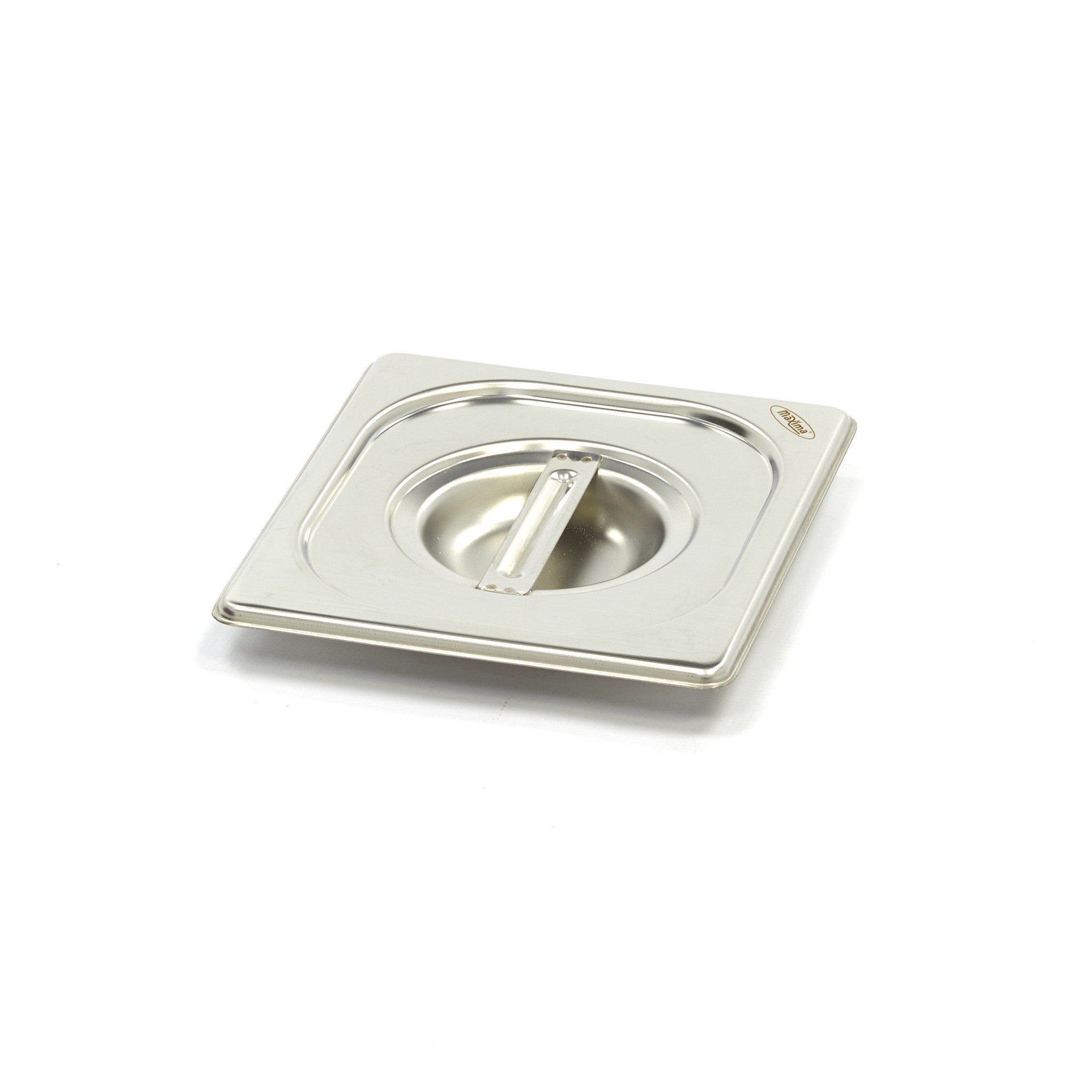 Couvercle Gastronorm - 1/6 GN - Acier inoxydable Maxima - Couvercle bac inox professionnel CHR - matériel cuisine pro - Cuistéo