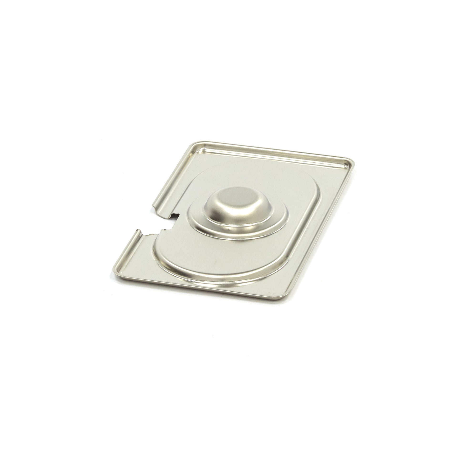 Couvercle Gastronorm - 1/9 GN - Acier inoxydable - avec enfoncement Maxima - vue 2 - Couvercle bac inox pro CHR - Cuistéo