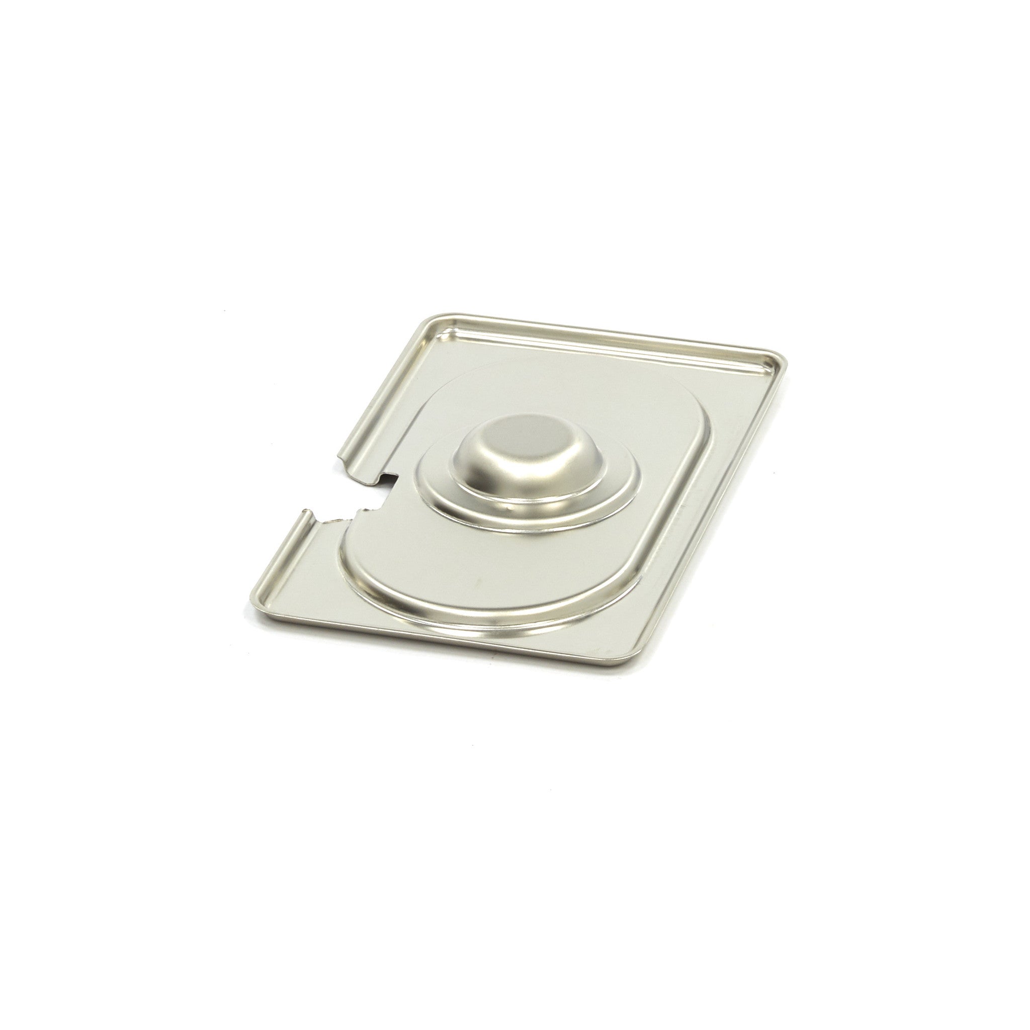 Couvercle Gastronorm - 1/9 GN - Acier inoxydable - avec enfoncement Maxima - vue 2 - Couvercle bac inox pro CHR - Cuistéo