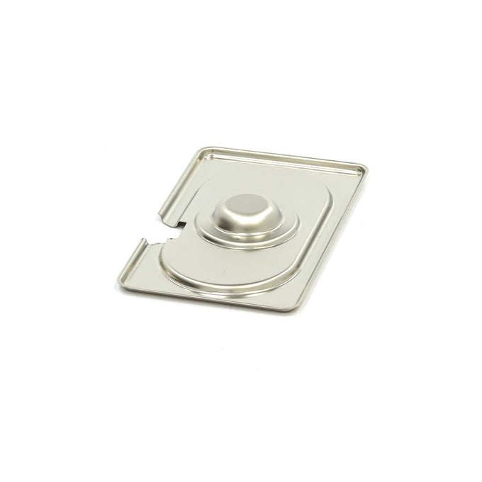 Couvercle Gastronorm - 1/9 GN - Acier inoxydable - avec enfoncement Maxima - vue 2 - Couvercle bac inox pro CHR - Cuistéo