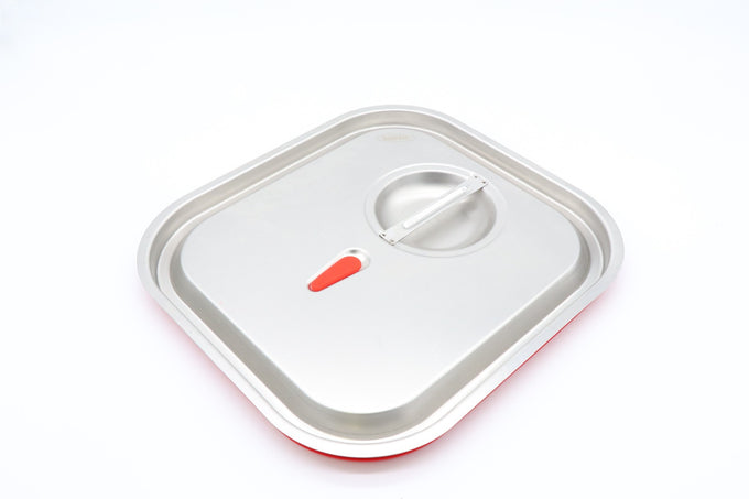 Couvercle Gastronorm - 2/3 GN - Acier inoxydable - Joint hermétique Maxima - Couvercle bac inox professionnel CHR - matériel cuisine pro - Cuistéo
