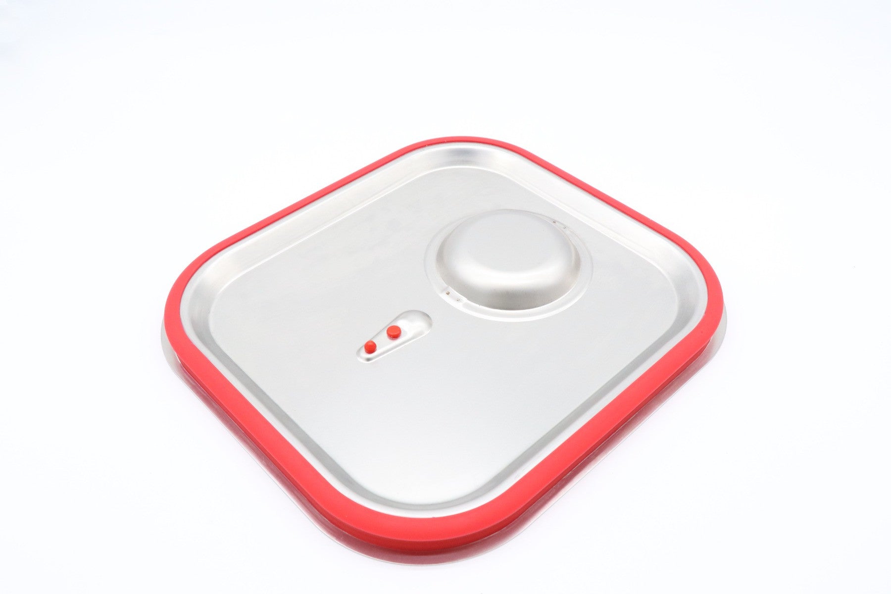 Couvercle Gastronorm - 2/3 GN - Acier inoxydable - Joint hermétique Maxima - vue 2 - Couvercle bac inox pro CHR - Cuistéo