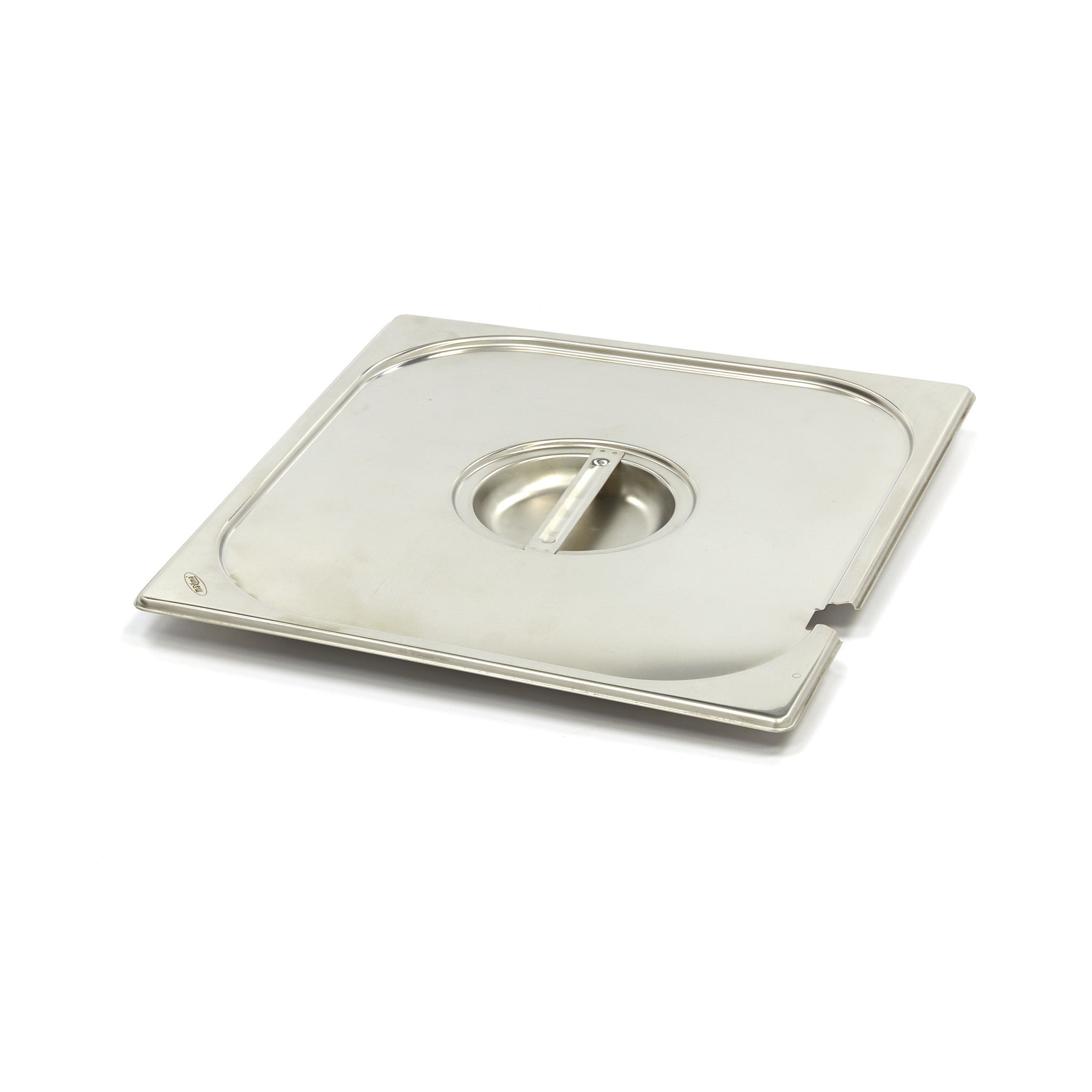 Couvercle Gastronorm - 2/3 GN - en acier inoxydable - avec enfoncement Maxima - Couvercle bac inox professionnel CHR - matériel cuisine pro - Cuistéo