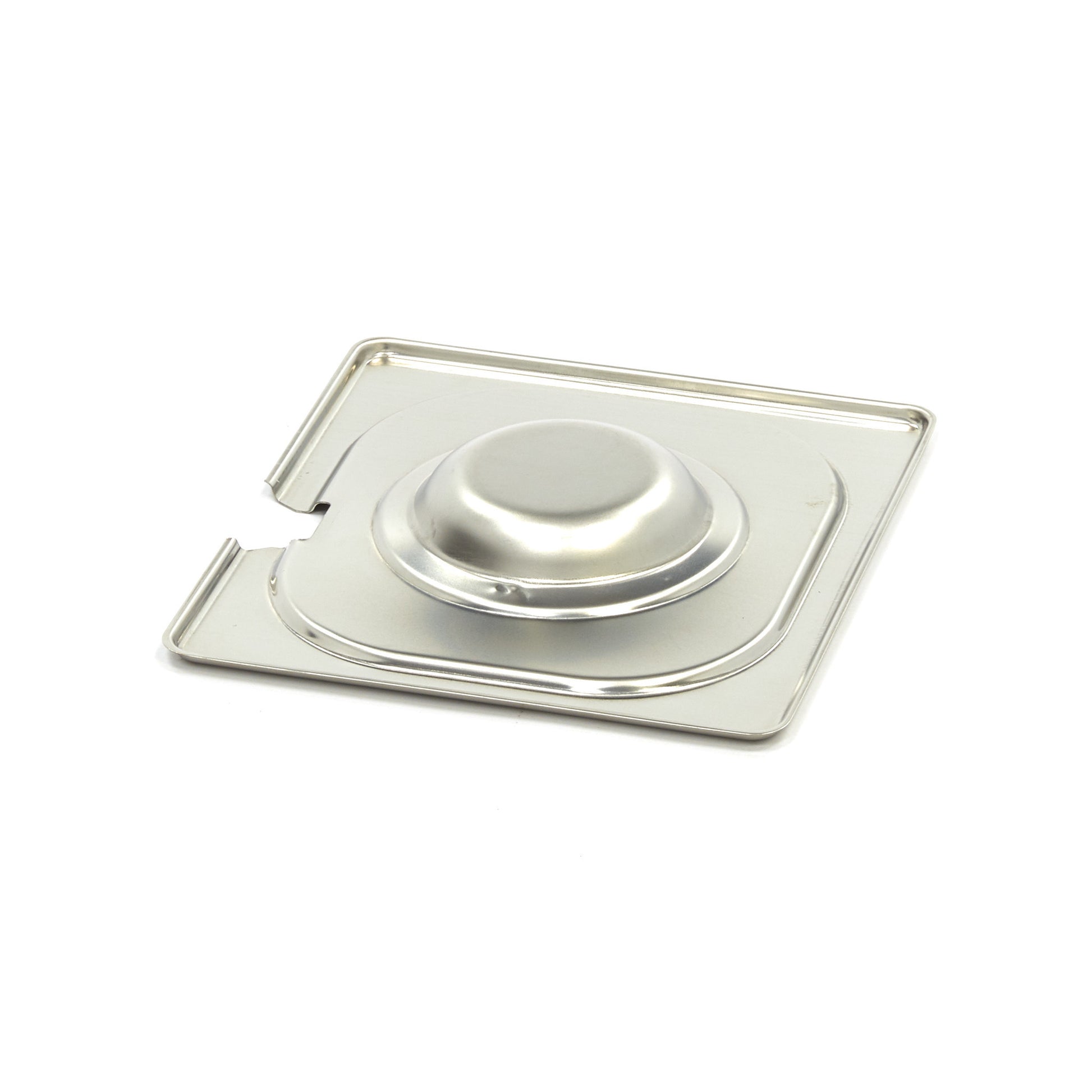 Couvercle Gastronorm - GN 1/6 - Acier inoxydable - avec enfoncement Maxima - vue 2 - Couvercle bac inox pro CHR - Cuistéo