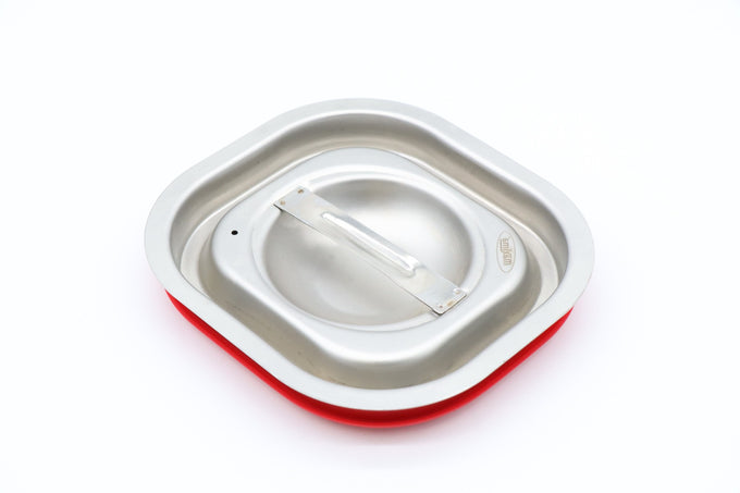 Couvercle gastronorme - 1/6 GN - Acier inoxydable - Joint hermétique Maxima - Couvercle bac inox professionnel CHR - matériel cuisine pro - Cuistéo