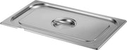 Couvercle GN 1/1 - Inox AISI304 - Avec découpe - TopLine Saro - Couvercle bac inox professionnel CHR - matériel cuisine pro - Cuistéo