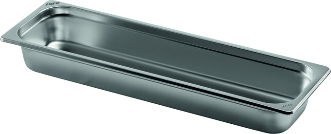 Bac Gastronorme - Inox - 2/4 - 65mm - 3,8L - TOP LINE Saro - GN 2/4 professionnel CHR - matériel cuisine pro - Cuistéo