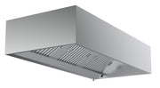 Hotte murale boîte 1600x950mm 2 L Combisteel - Hotte Aspirante professionnel CHR - matériel cuisine pro - Cuistéo