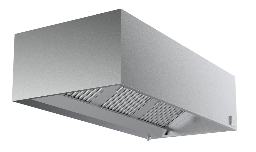Hotte murale boîte complète 2400x950x520 mm 2000 L 0.245 kW Combisteel - Hotte Aspirante professionnel CHR - matériel cuisine pro - Cuistéo