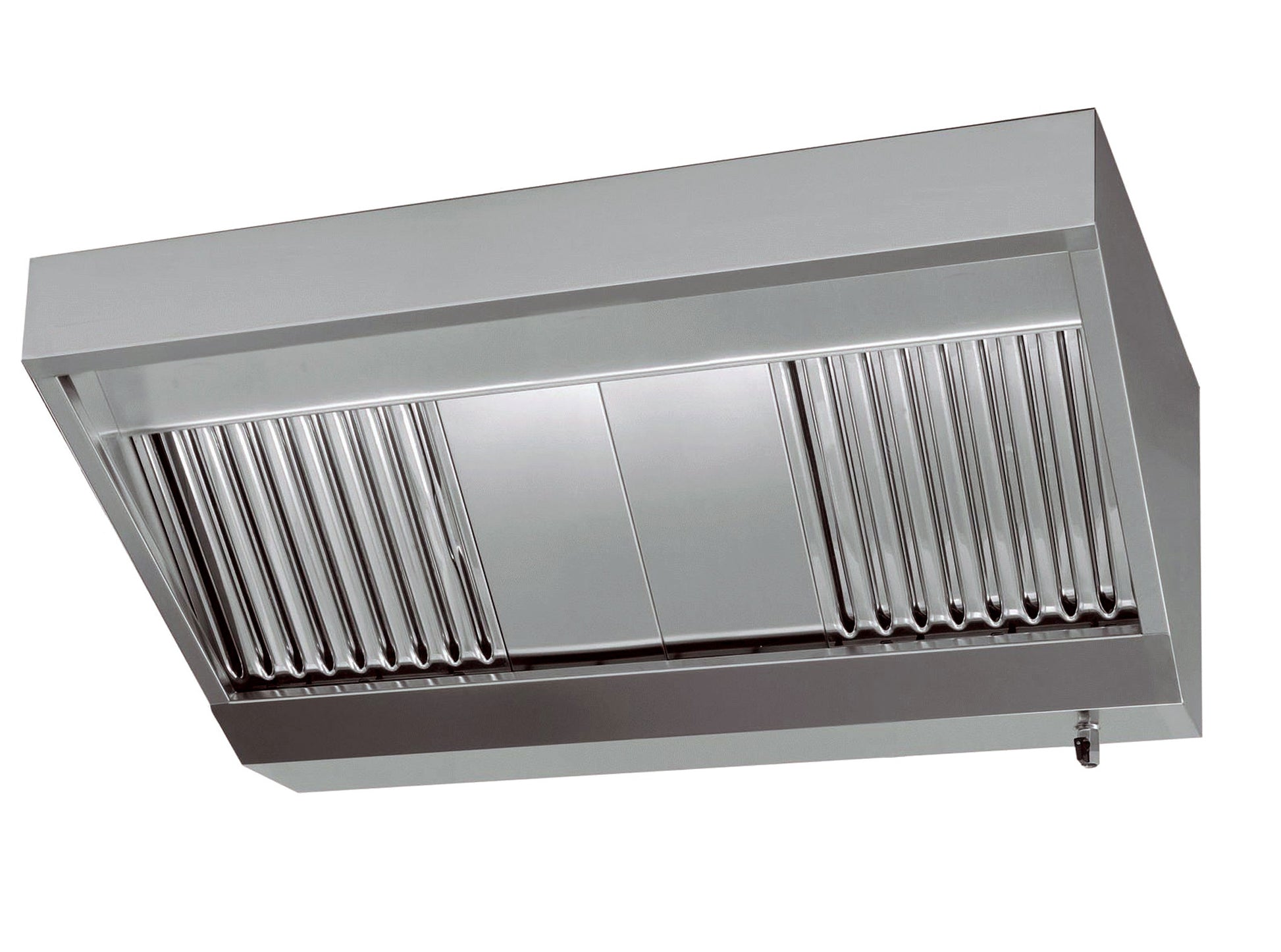 Hottes murales robinet de vidange 1600 L. 1600 mm 2 L Combisteel - Hotte Aspirante professionnel CHR - matériel cuisine pro - Cuistéo