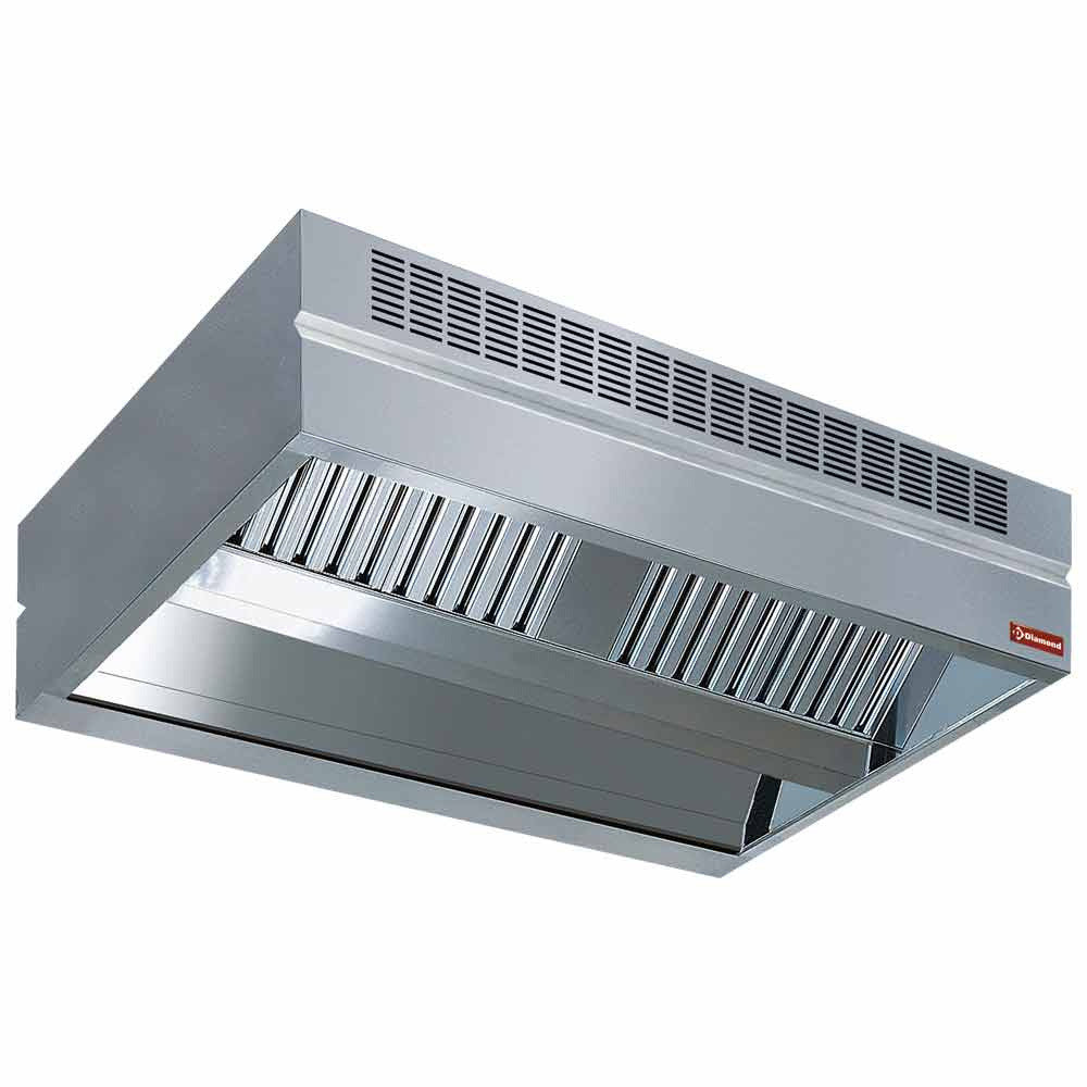 Hotte centrale induction 2200 x1800 x500 - Diamond