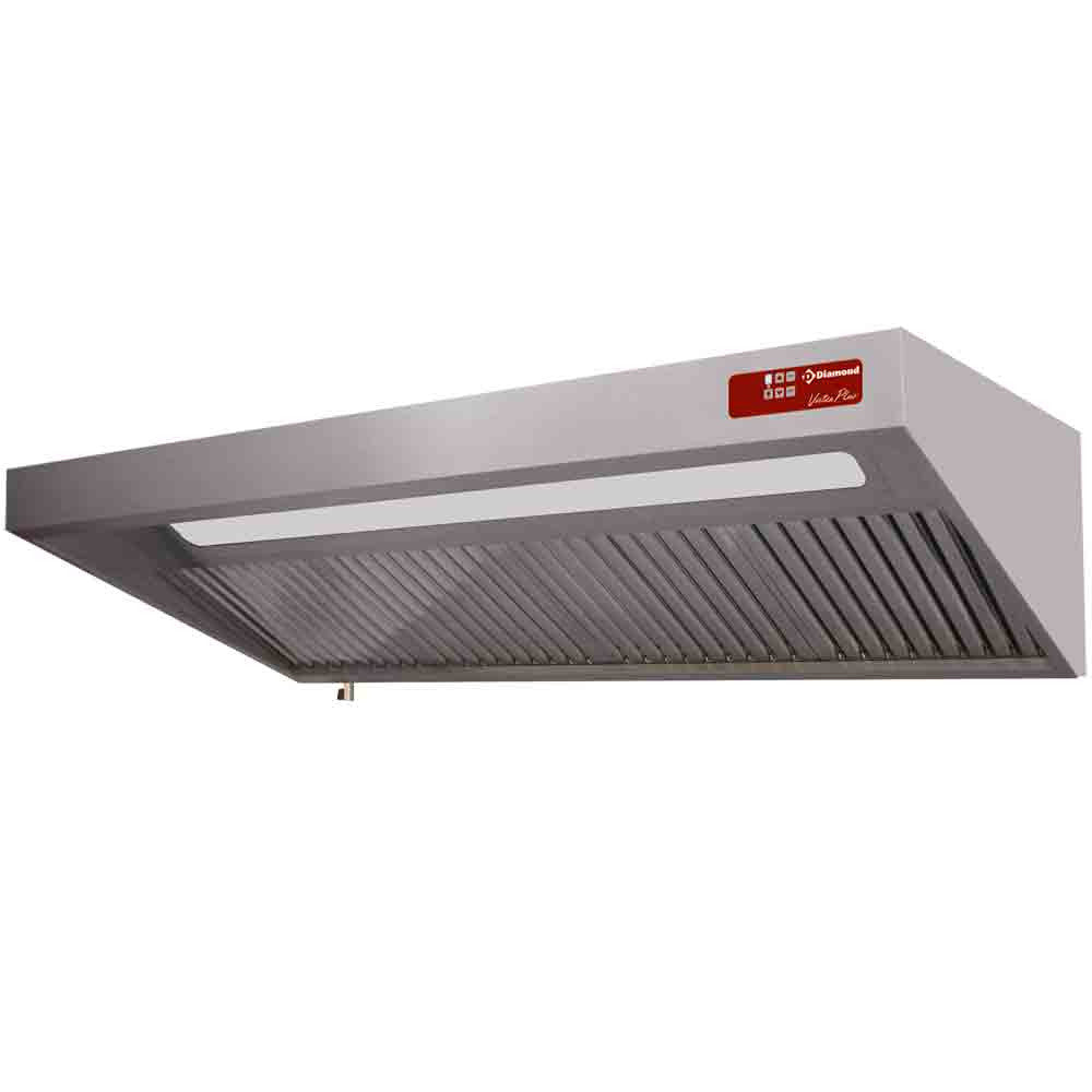 Hotte complète - éclairage - variateur - 4 filtres - Diamond