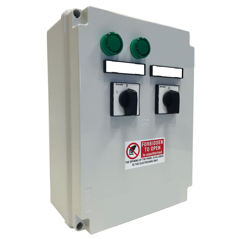 Coffret électrique 2 vitesses - interrupteur led - Diamond