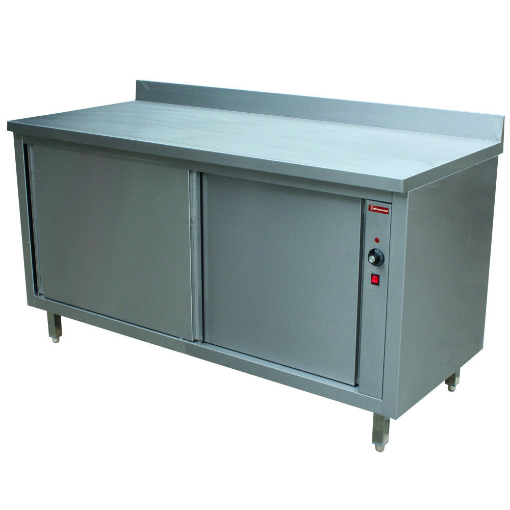 Table armoire chauffante portes couliss. + ba - Diamond