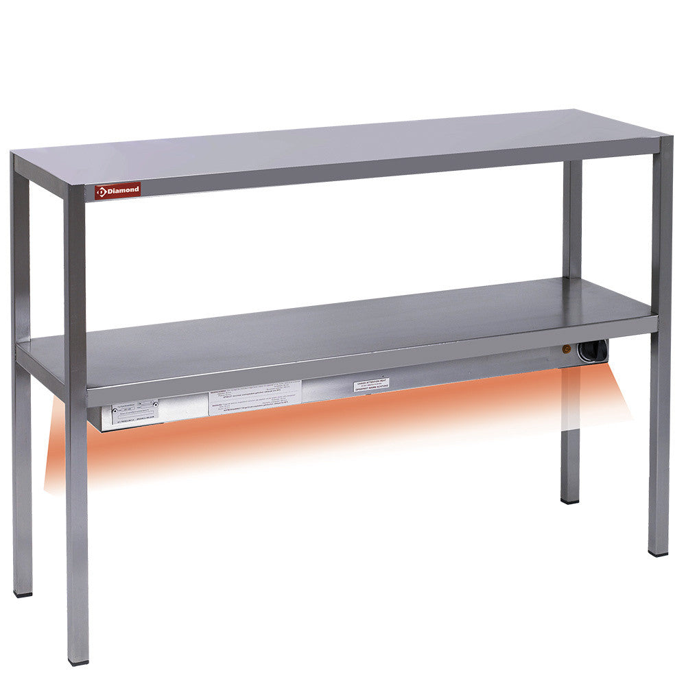 Etagère de chef chauffante - 2 niveaux - Diamond