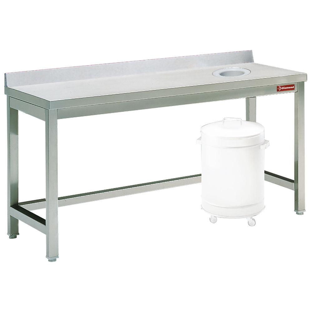Table à débarrasser avec vide-ordure - Diamond