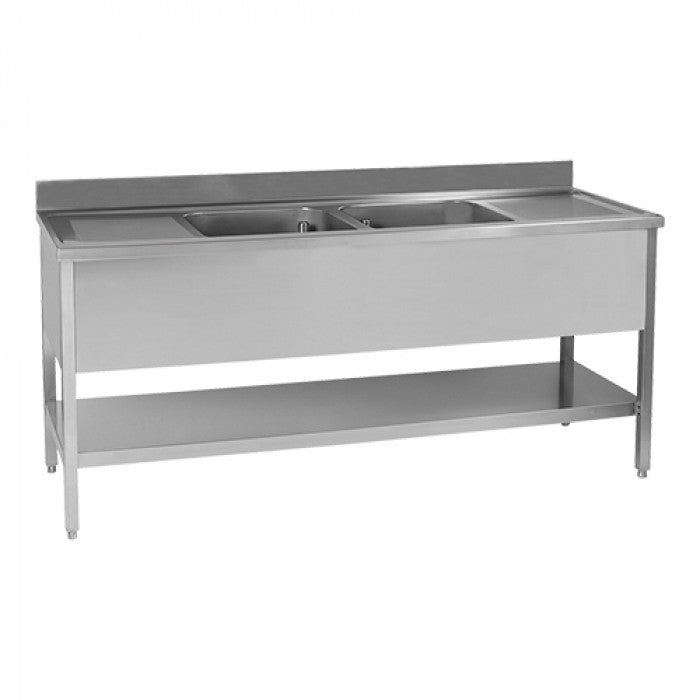 Table de pré-rinçage 200cm - Multinox