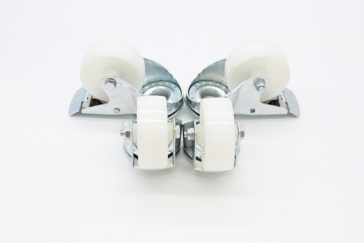 Wheels set for Table Steamer - 2 with brackes - 4.3 Inch / 11 cm Maxima - Accessoire plonge professionnel CHR - matériel cuisine pro - Cuistéo