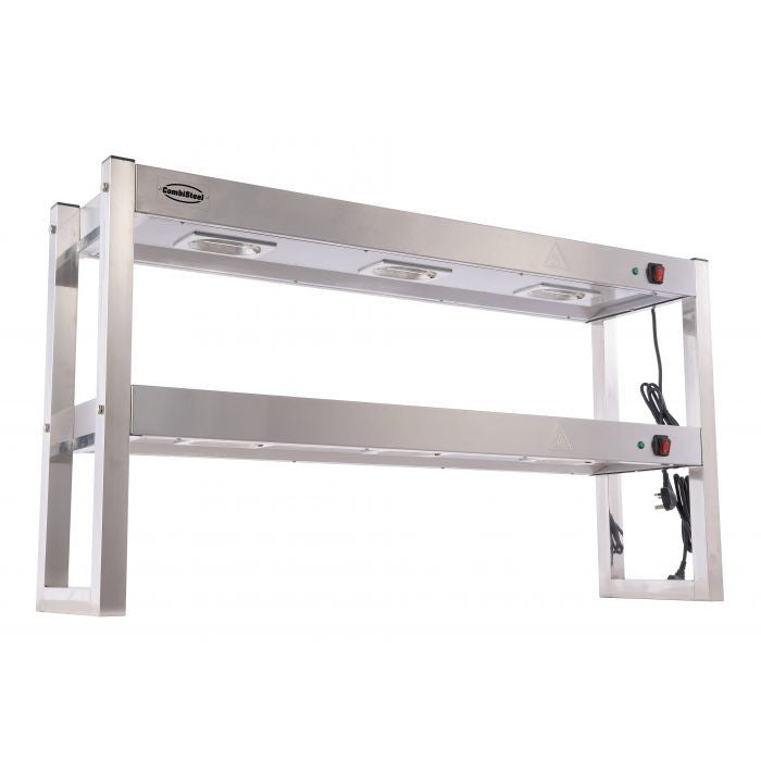 Etagère halogène chauffante 2 niveaux - Ref 7539.0050 - Combisteel