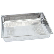 Bac inox fond perfore h65 mm 19.5litres - Diamond