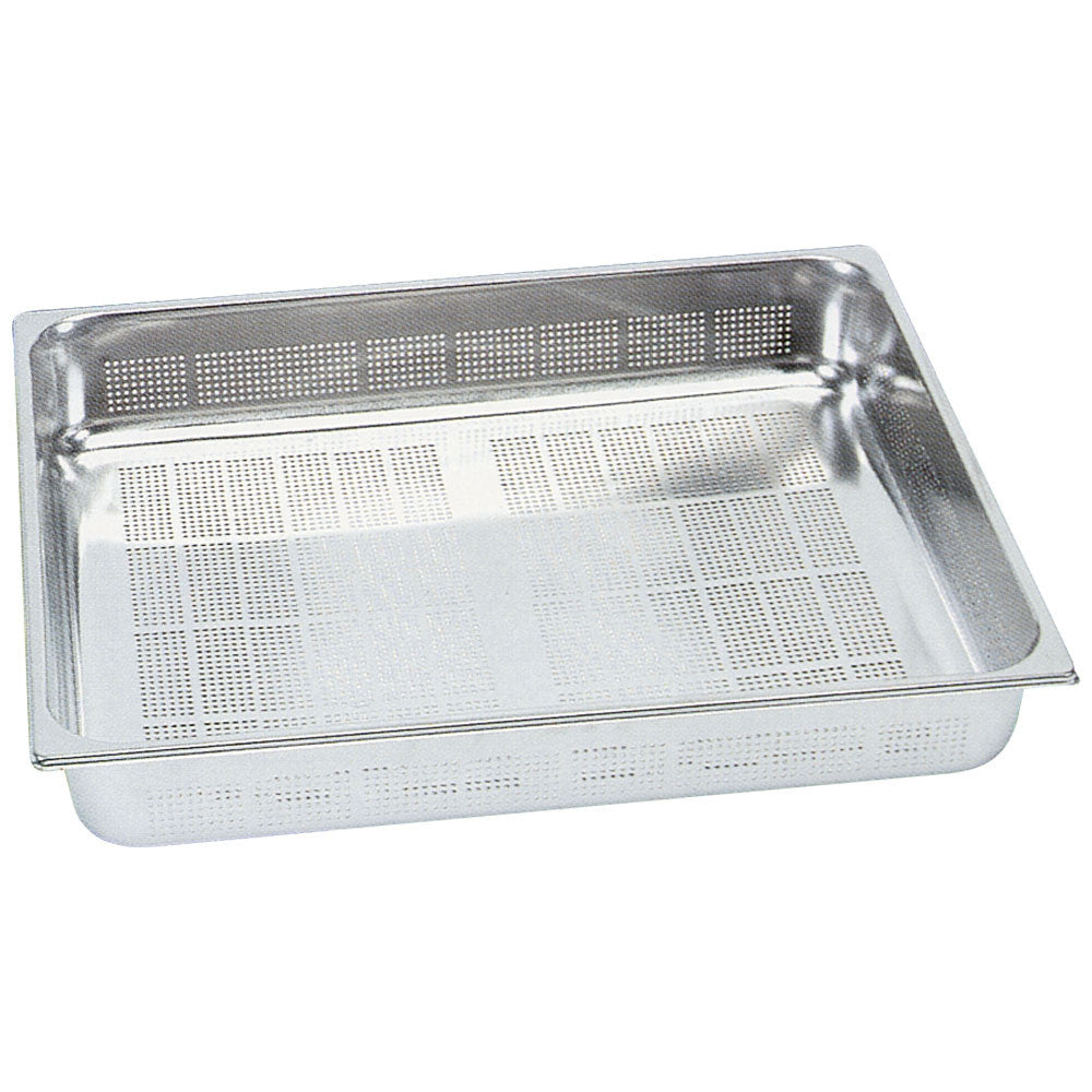 Bac inox fond perfore h65 mm 19.5litres - Diamond