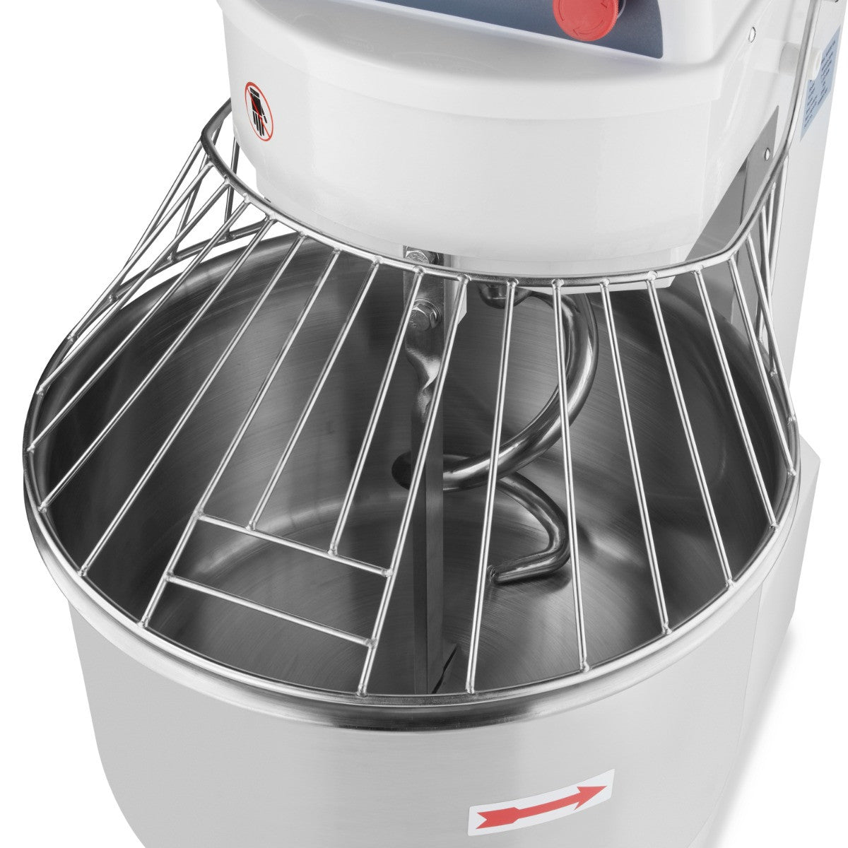 Pétrin professionnel 50L 32kg 2 vitesses - Pétrin à spirale puissant 2400 W Maxima - vue 8 - Pétrin à pâte pro CHR - Cuistéo