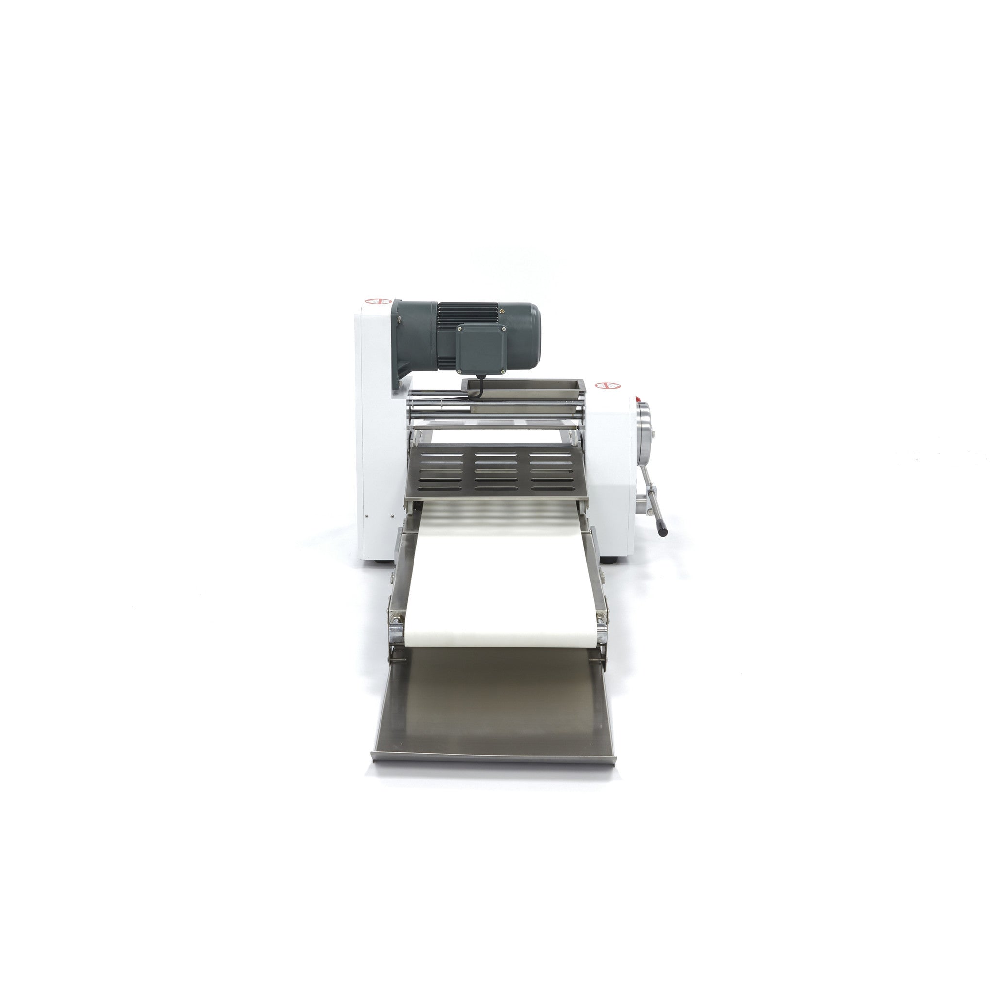 Laminoir à pâte professionnel 38 cm - Épaisseur réglable - Sur table - Idéal CHR inox 750 W Maxima - vue 6 - Laminoir à bande pro CHR - Cuistéo