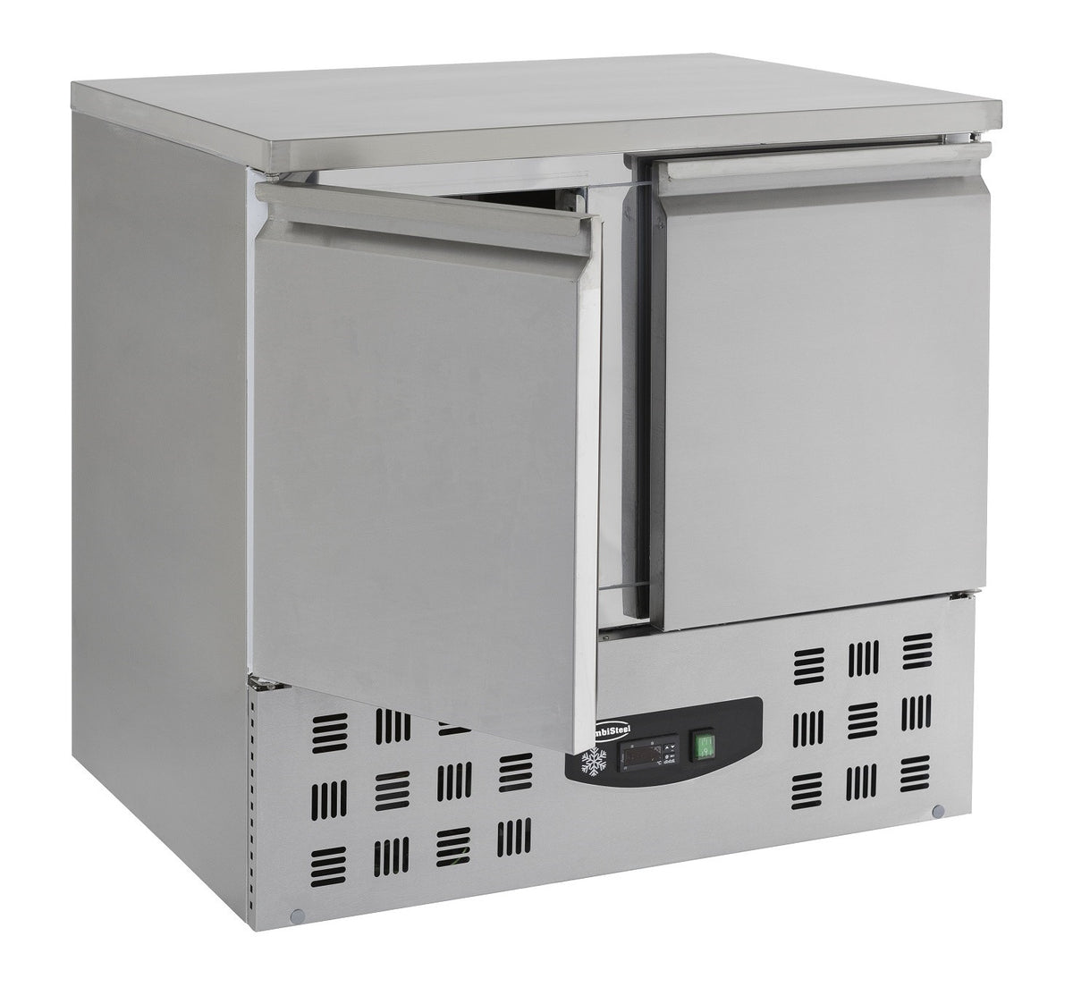 Table réfrigérée 2 portes inox 900x700x875 mm 230 L 0.34 kW Combisteel - vue 2 - Table réfrigérée positive pro CHR - Cuistéo