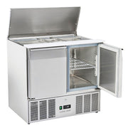 Saladette réfrigérée - GN1/1 CR 90A - Cool Head 900x700x883 mm 232 L 142.4 W Coolhead - Saladette réfrigérée professionnel CHR - matériel cuisine pro - Cuistéo