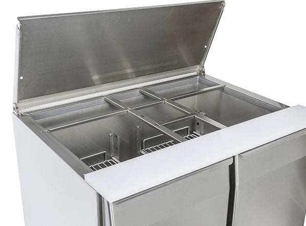 Saladette réfrigérée - GN1/1 CR 90A - Cool Head 900x700x883 mm 232 L 142.4 W Coolhead - vue 9 - Saladette réfrigérée pro CHR - Cuistéo
