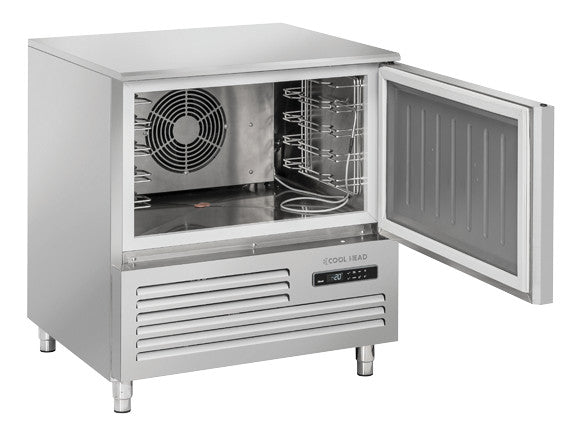 Cellule de Refroidissement Air Pulsé 5 Plateaux 600x400mm - 15kg - Thermostat Numérique - Cool Head 15 L 749 W Coolhead - Cellule de refroidissement professionnel CHR - matériel cuisine pro - Cuistéo