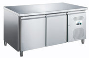 Table réfrigérée positive - 2 portes - 282L - 1360x700x850mm - -2/+8°C - Mec