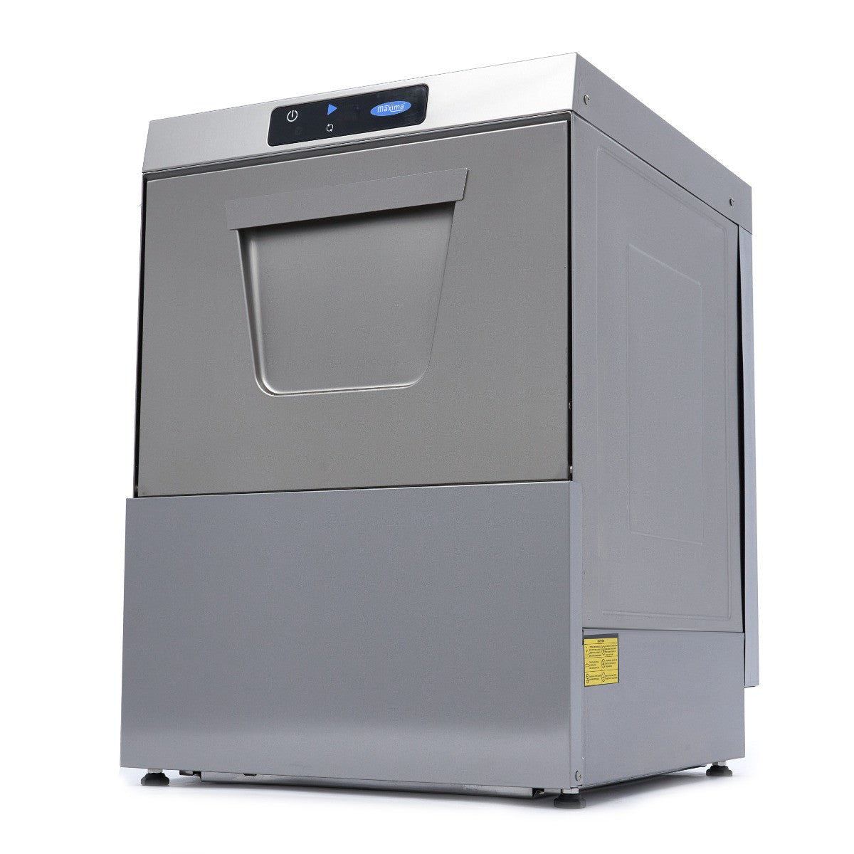 Lave-vaisselle sous-plan 50x50cm, pompe rinçage, 400V, affichage numérique, 70 dB inox 2.8 L 5500 W Maxima - Lave-vaisselle professionnel CHR - matériel cuisine pro - Cuistéo