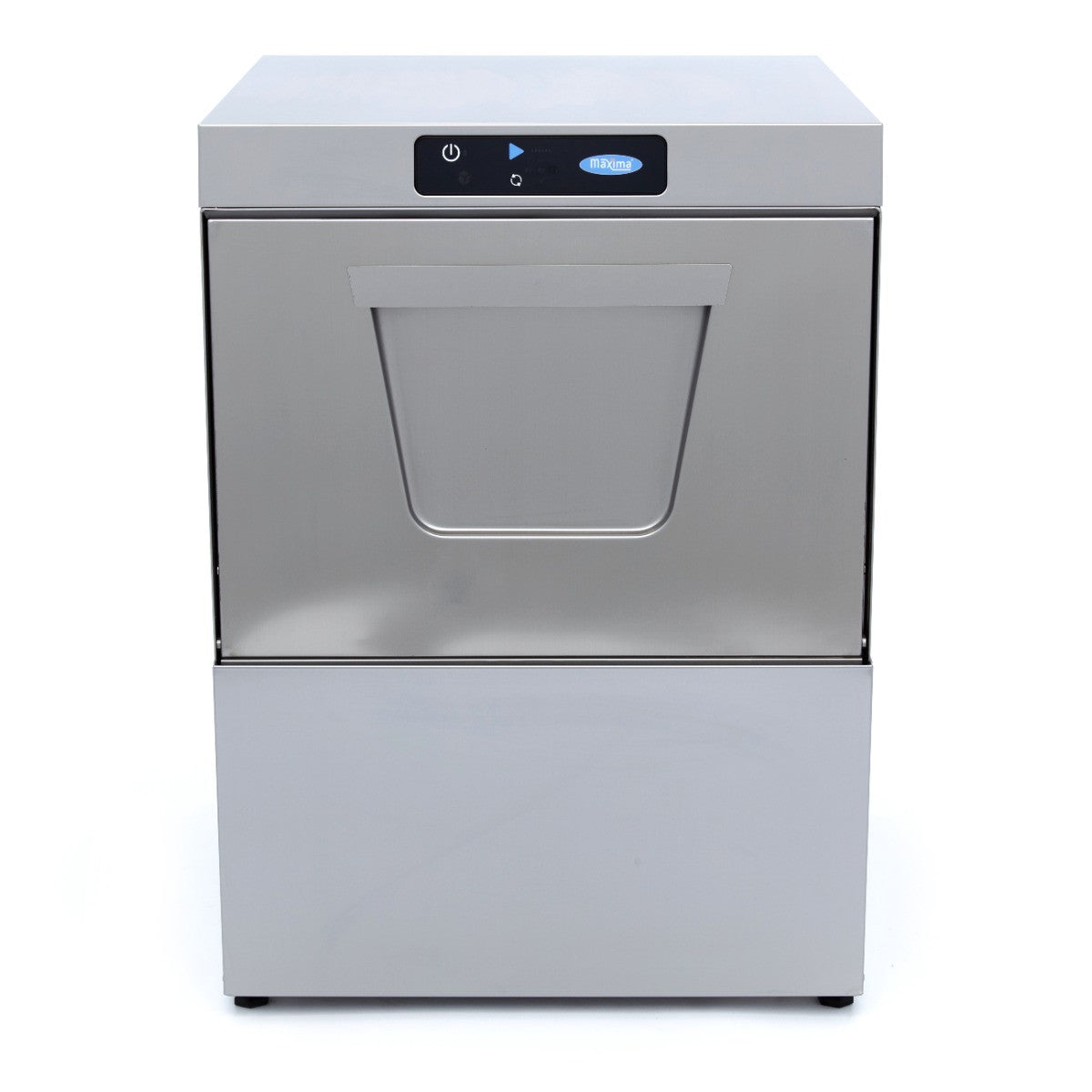 Lave-vaisselle sous-plan 50x50cm, pompe rinçage, 400V, affichage numérique, 70 dB inox 2.8 L 5500 W Maxima - vue 3 - Lave-vaisselle pro CHR - Cuistéo