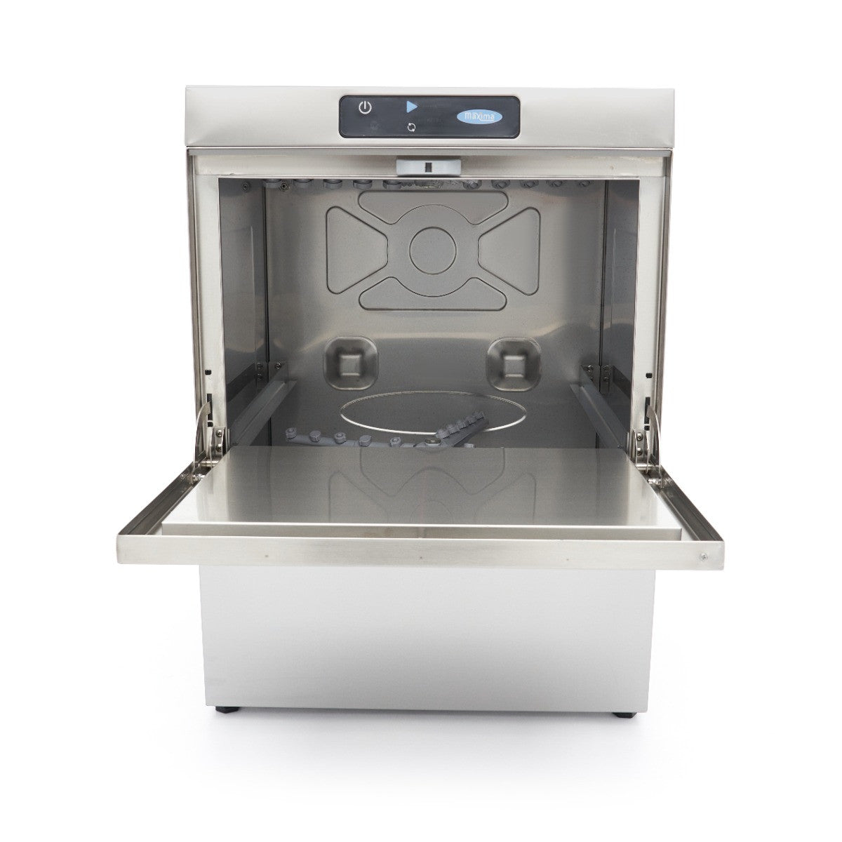 Lave-vaisselle encastrable - 50 x 50cm - avec vidange, distributeur de liquide de rinçage et de savon - écran digital 2.8 L 3600 W Maxima - vue 4 - Lave-vaisselle pro CHR - Cuistéo