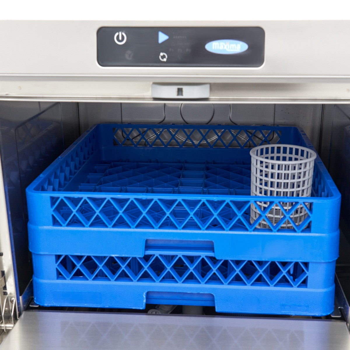 Lave-vaisselle encastrable - 50 x 50cm - avec vidange, distributeur de liquide de rinçage et de savon - écran digital 2.8 L 3600 W Maxima - vue 8 - Lave-vaisselle pro CHR - Cuistéo