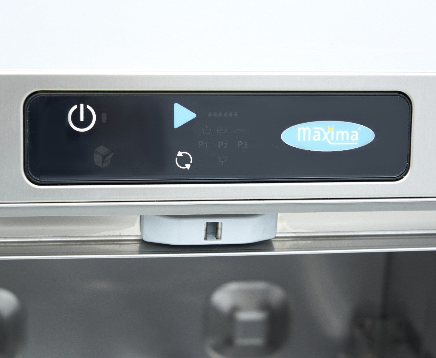 Lave-vaisselle encastrable - 50 x 50cm - avec vidange, distributeur de liquide de rinçage et de savon - écran digital 2.8 L 3600 W Maxima - vue 9 - Lave-vaisselle pro CHR - Cuistéo
