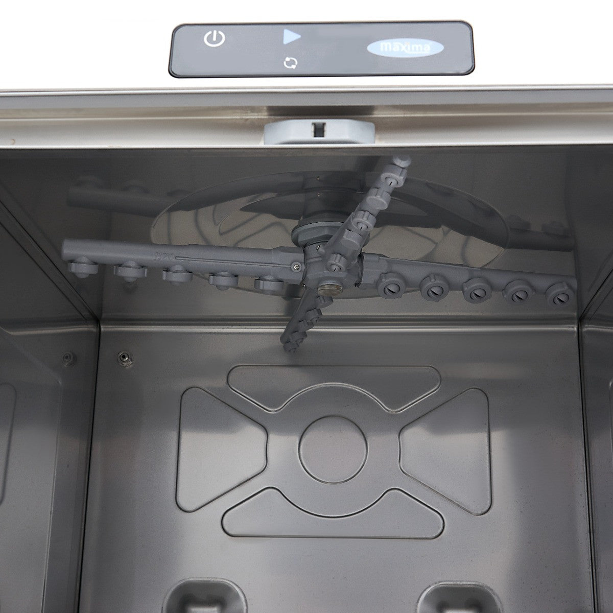 Lave-vaisselle encastrable - 50 x 50cm - avec vidange, distributeur de liquide de rinçage et de savon - écran digital 2.8 L 3600 W Maxima - vue 10 - Lave-vaisselle pro CHR - Cuistéo
