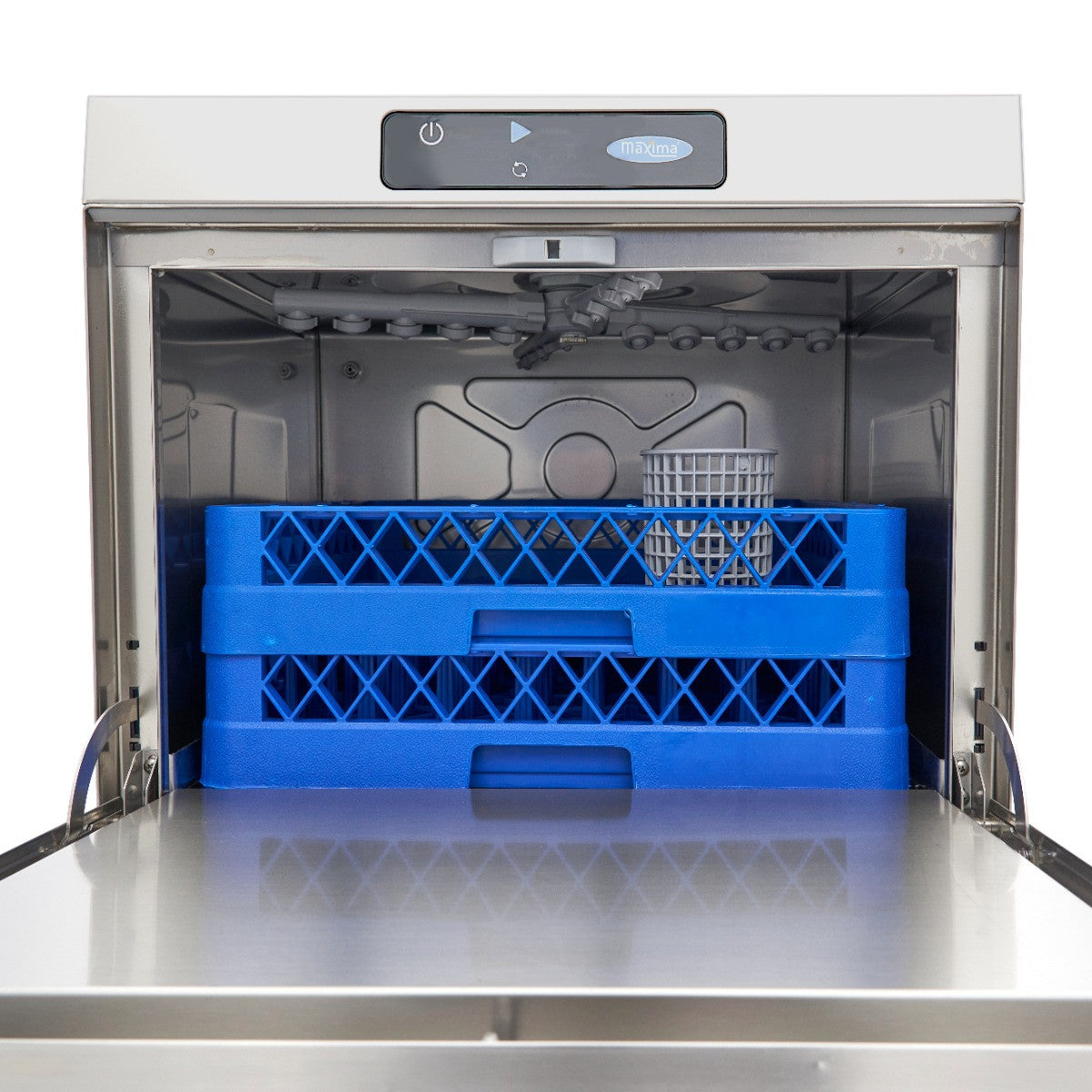 Lave-vaisselle encastrable - 50 x 50cm - avec système de vidange, distributeur de liquide de rinçage et de savon - É 2.8 L 5500 W Maxima - vue 8 - Lave-vaisselle pro CHR - Cuistéo