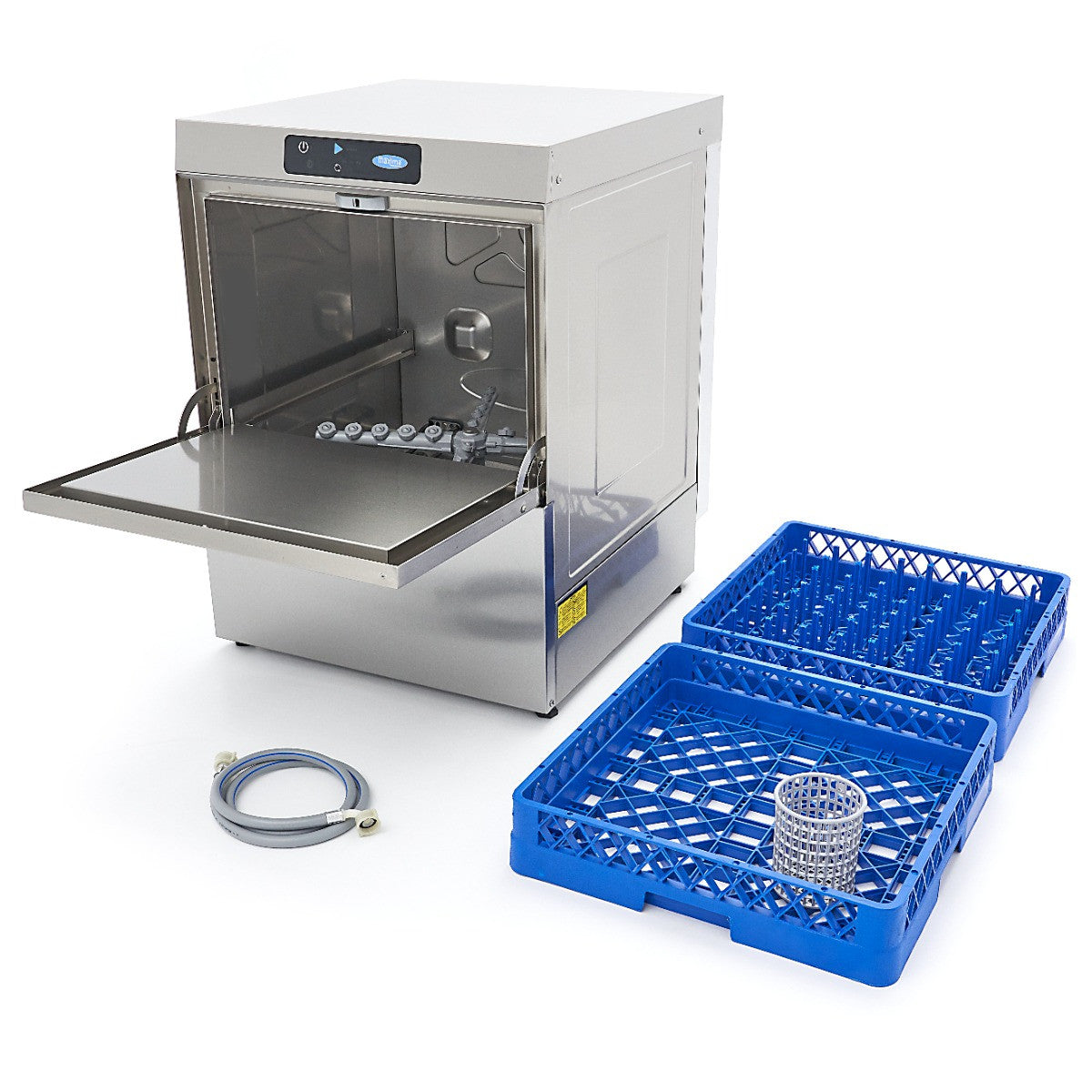 Lave-vaisselle encastrable - 50 x 50cm - avec système de vidange, distributeur de liquide de rinçage et de savon - É 2.8 L 5500 W Maxima - vue 11 - Lave-vaisselle pro CHR - Cuistéo