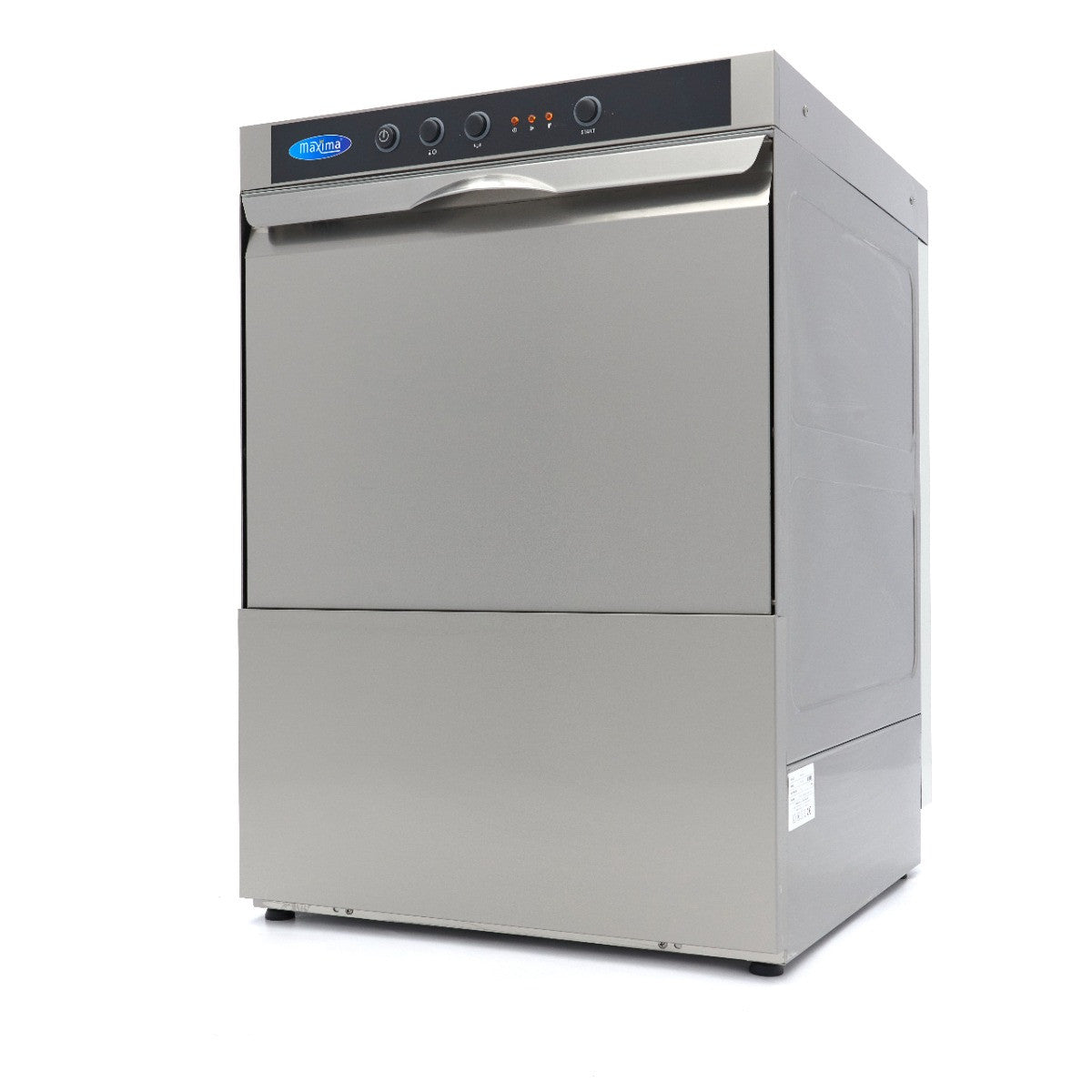 Lave-vaisselle professionnel 50x50cm 400V avec pompe de rinçage - Silencieux, rapide et économique 2.8 L 5560 W Maxima - Lave-vaisselle professionnel CHR - matériel cuisine pro - Cuistéo