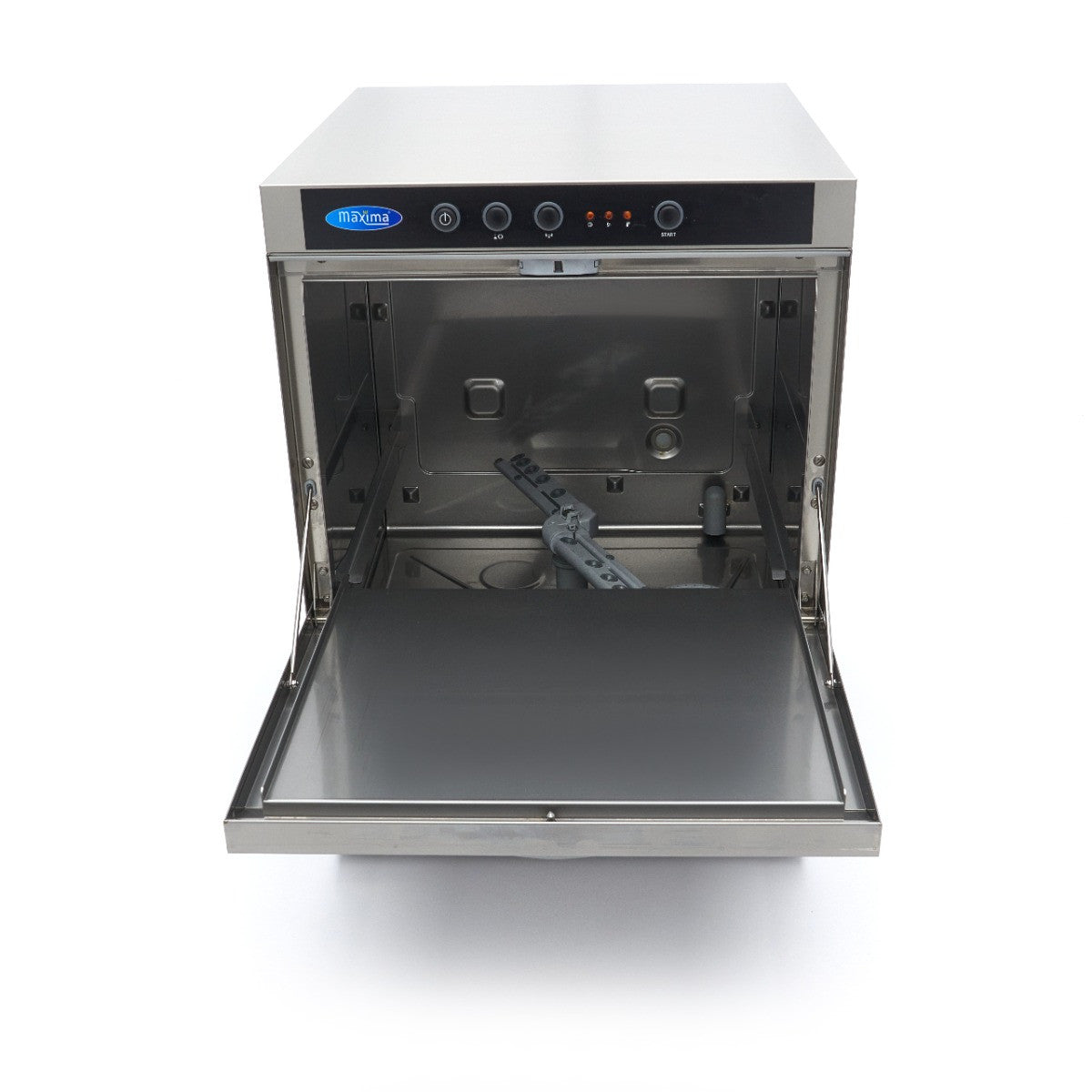 Lave-vaisselle professionnel 50x50cm 400V avec pompe de rinçage - Silencieux, rapide et économique 2.8 L 5560 W Maxima - vue 4 - Lave-vaisselle pro CHR - Cuistéo