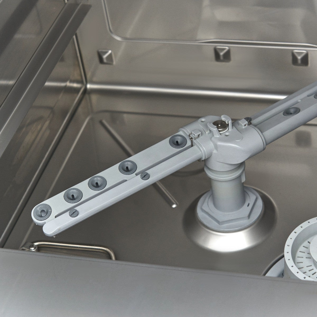 Lave-vaisselle professionnel 50x50cm 400V avec pompe de rinçage - Silencieux, rapide et économique 2.8 L 5560 W Maxima - vue 9 - Lave-vaisselle pro CHR - Cuistéo