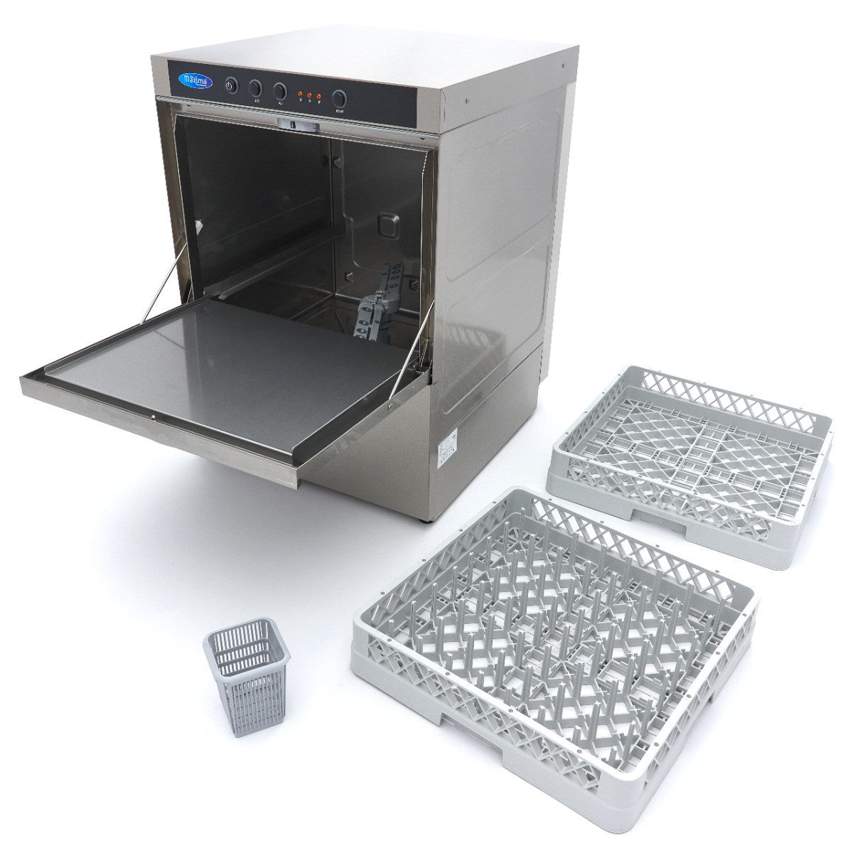 Lave-vaisselle professionnel 50x50cm 400V avec pompe de rinçage - Silencieux, rapide et économique 2.8 L 5560 W Maxima - vue 10 - Lave-vaisselle pro CHR - Cuistéo