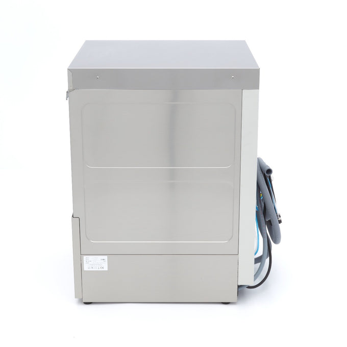 Lave-vaisselle 50x50 cm pro - 400V, silencieux, rapide, avec pompes de vidange, rinçage et savon 2.8 L 5560 W Maxima - vue 5 - Lave-vaisselle pro CHR - Cuistéo