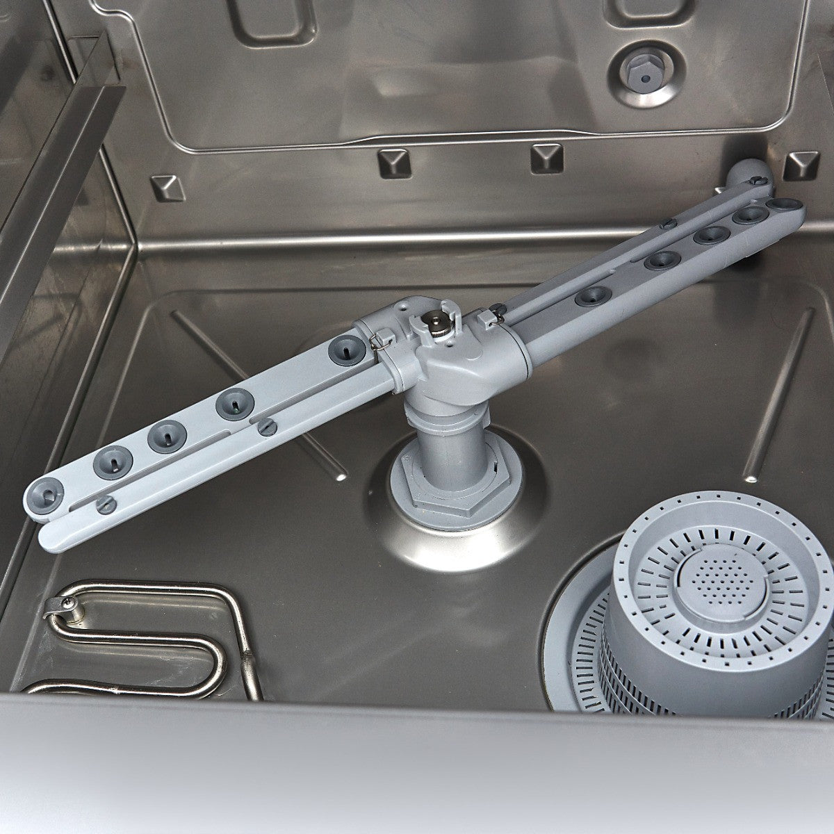 Lave-vaisselle encastrable 50x50 cm, pompes vidange/rinçage, 2,8L/cycle, silencieux 3560 W Maxima - vue 9 - Lave-vaisselle pro CHR - Cuistéo