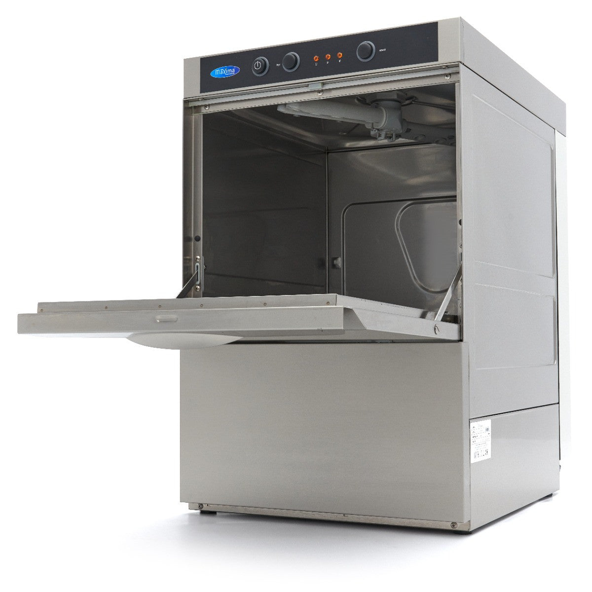 Lave-vaisselle encastrable - 40x40cm - Pompes intégrées - 230V 2.5 L 2850 W Maxima - vue 2 - Lave-verre pro CHR - Cuistéo