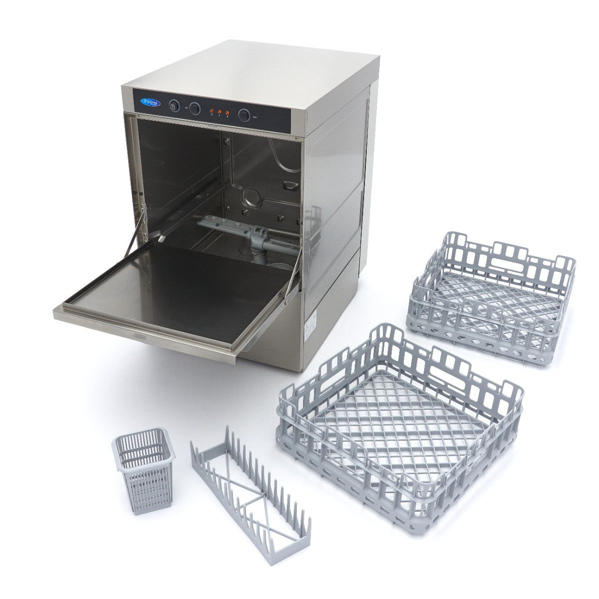 Lave-vaisselle encastrable - 40x40cm - Pompes intégrées - 230V 2.5 L 2850 W Maxima - vue 10 - Lave-verre pro CHR - Cuistéo