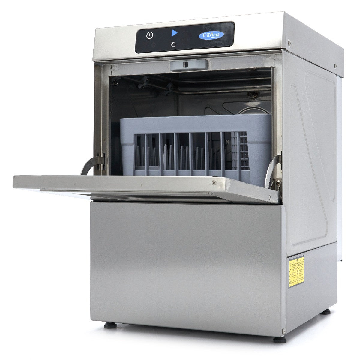 Lave-verres professionnel 35x35cm - Pompe de rinçage - Affichage numérique - Idéal bars et restaurants 2.5 L 3300 W Maxima - vue 2 - Lave-verre pro CHR - Cuistéo
